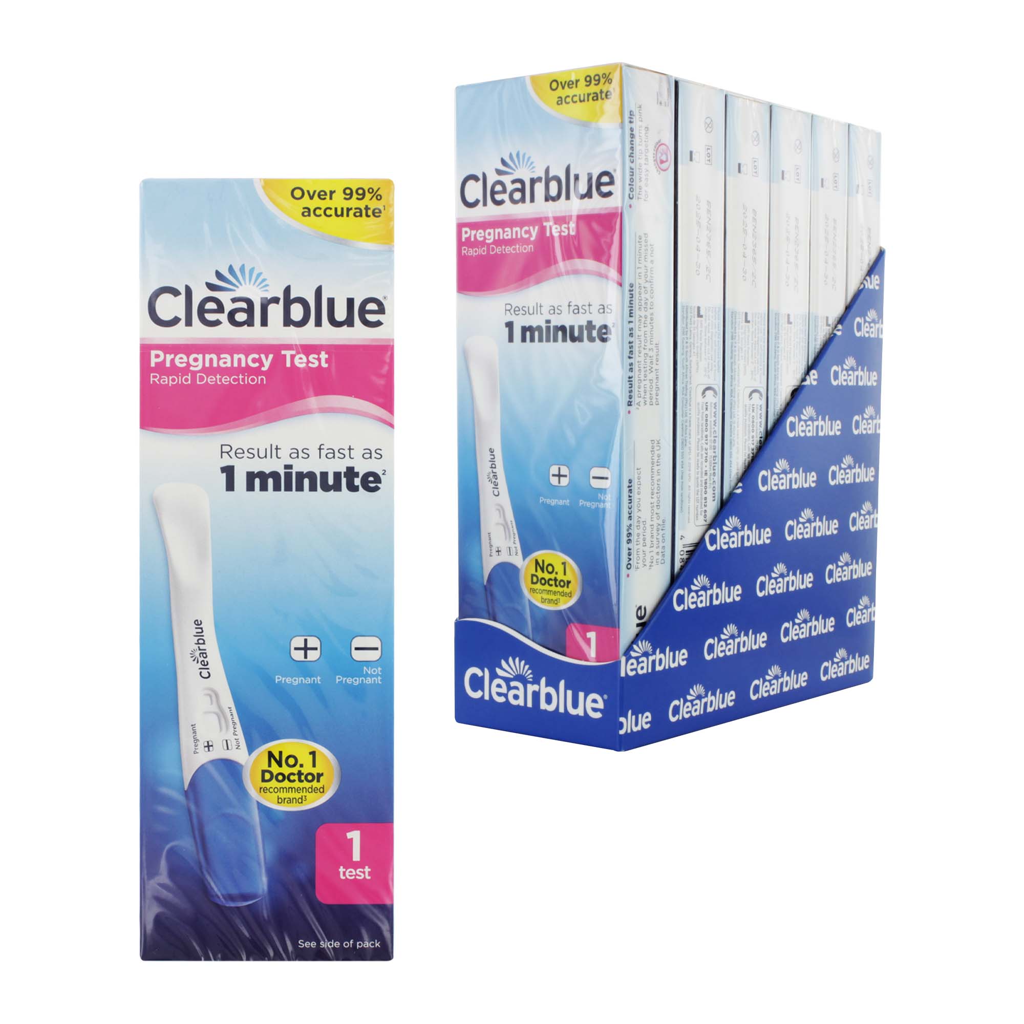 CLEAR BLUE RAPID PREGNANCY TEST