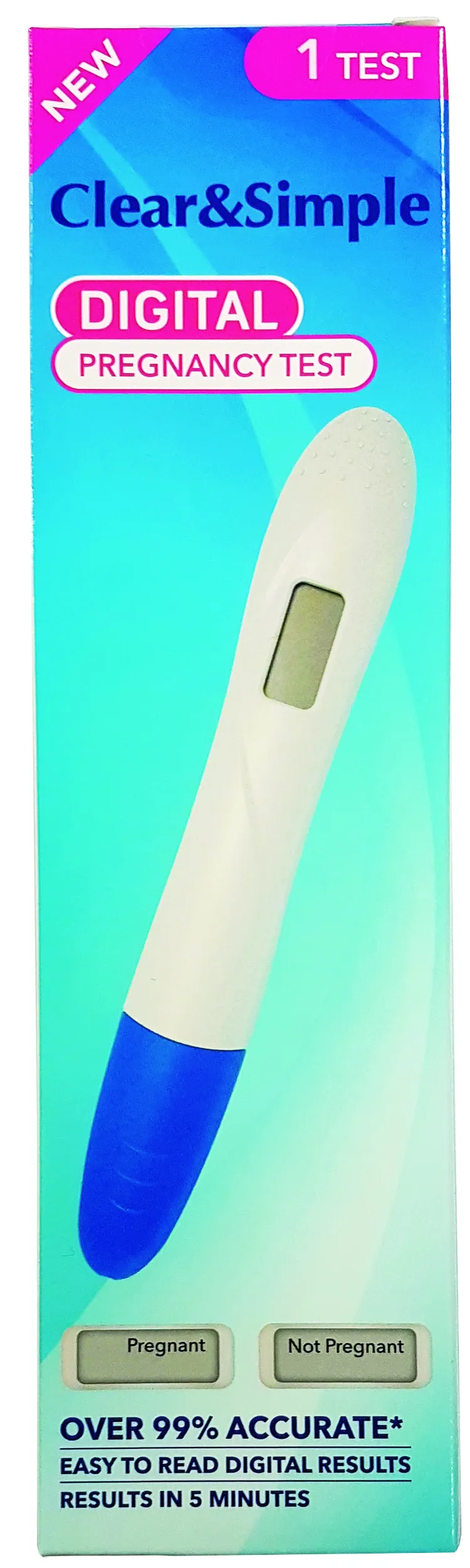 CLEAR & SIMPLE DIGITAL PREGNANCY TEST
