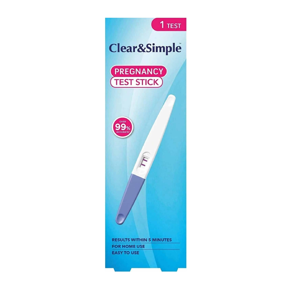 CLEAR & SIMPLE PREGNANCY TEST STICK