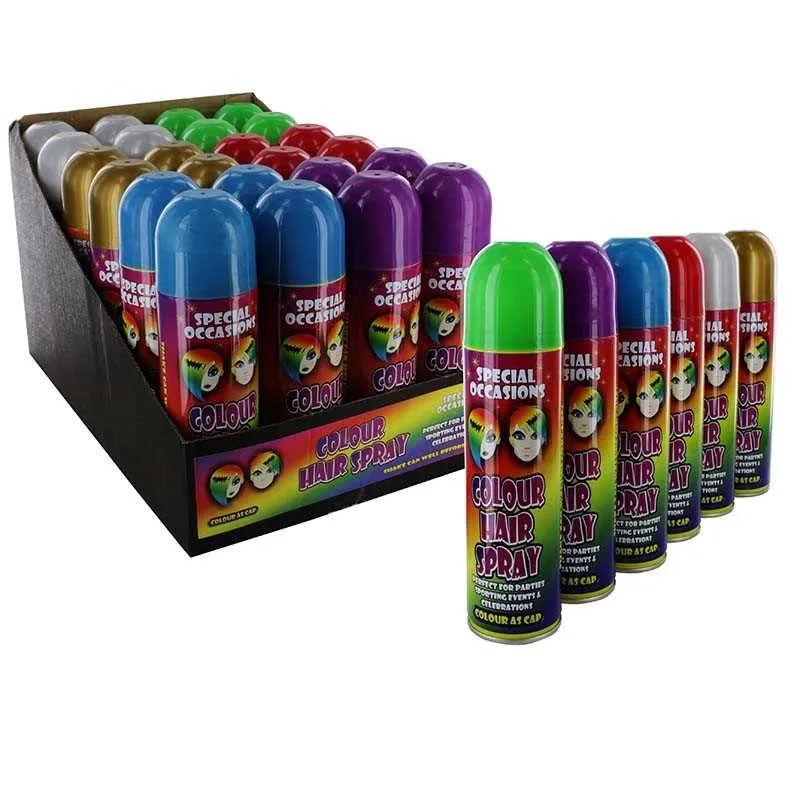 SPECIAL OCCASIONS COLOUR H/SPRAY 200ml DISP x24