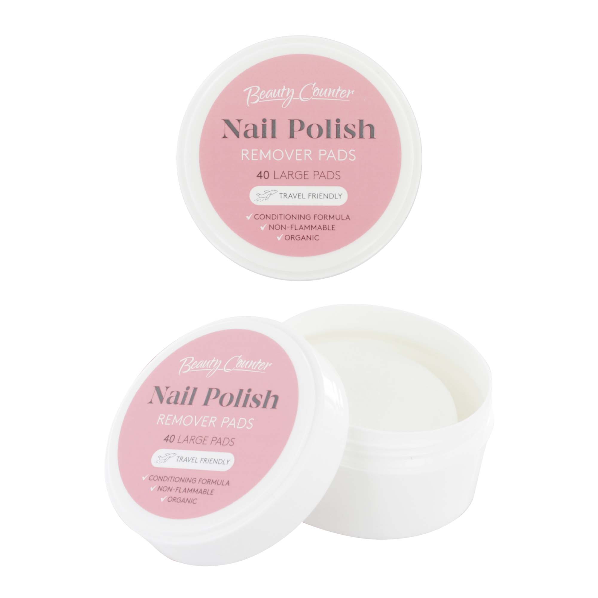 BEAUTY COUNTER NAIL POLISH REMOVER PADS 40's