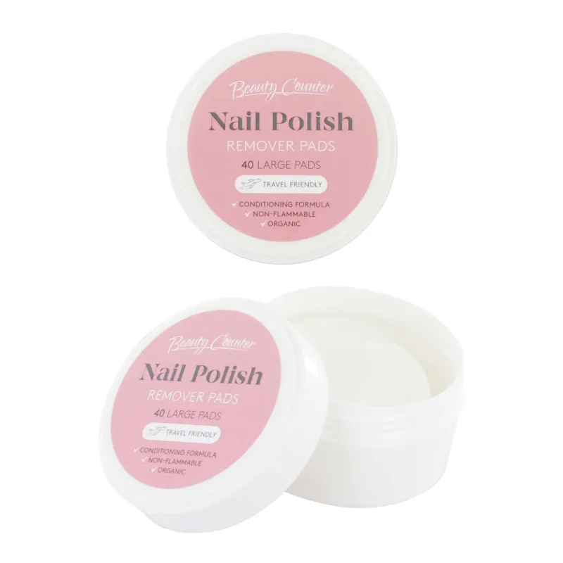BEAUTY COUNTER NAIL POLISH REMOVER PADS 40's