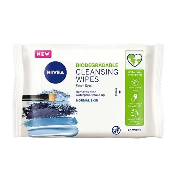 NIVEA 3in1(25) CARING CLEANSING NORMAL SKIN WIPES