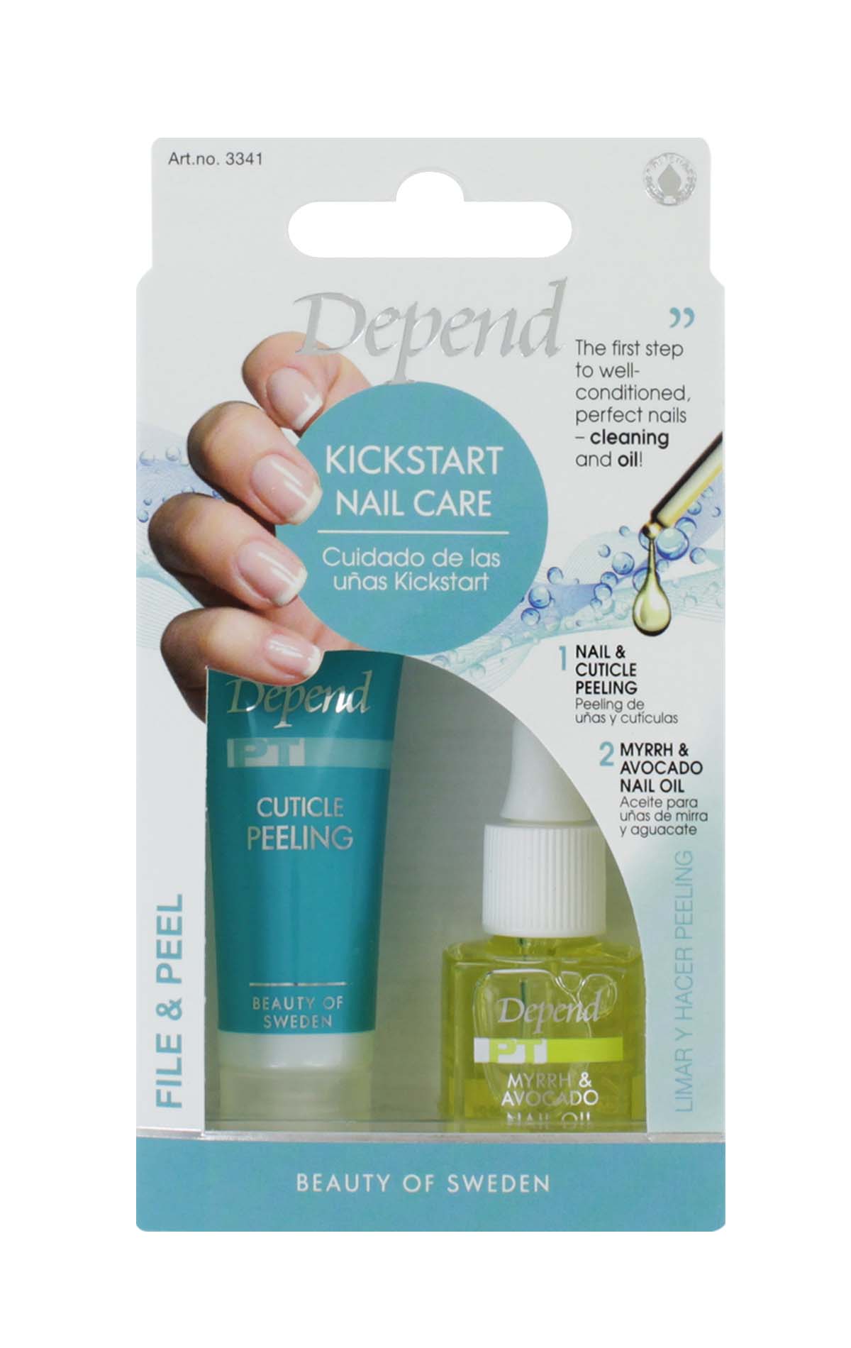 DEPEND KICKSTART NAIL CARE 3341