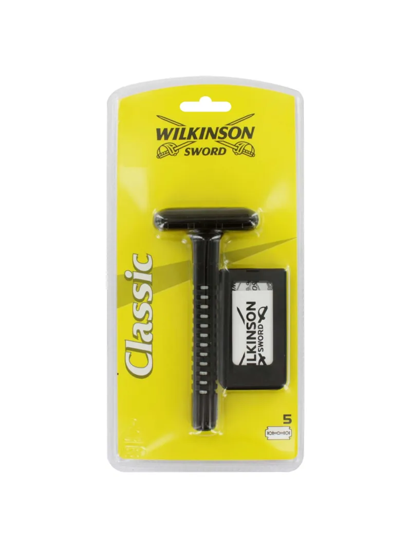 WILKINSON SWORD CLASSIC RAZOR & 5 BLADES