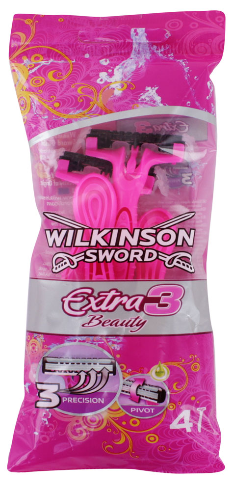 WILKINSON SWORD EXTRA 3 BEAUTY 4 RAZORS
