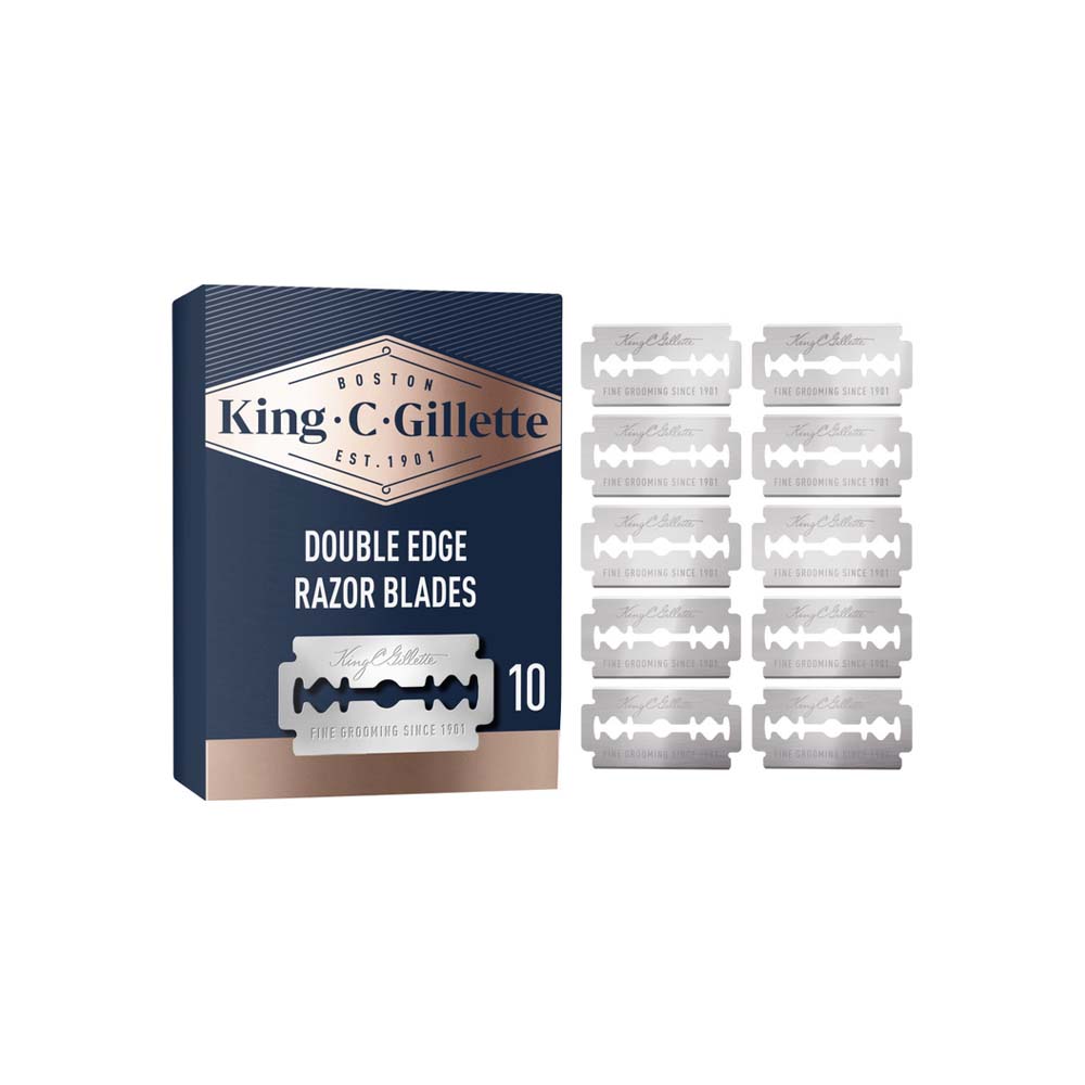 KING C GILLETTE 10 DOUBLE EDGE BLADES