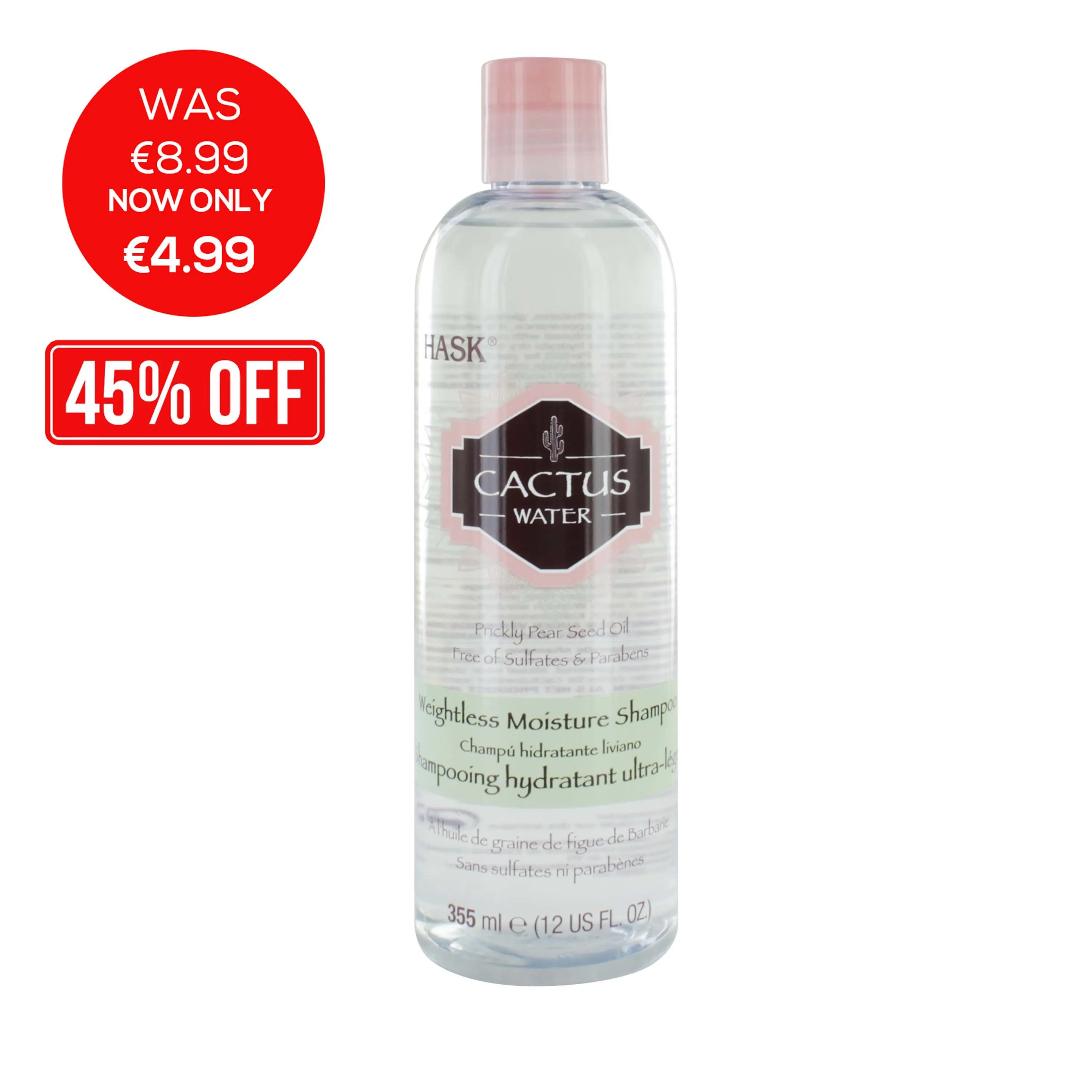 HASK CACTUS WATER SHAMPOO 355ml