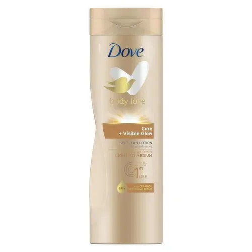 DOVE VISIBLE GLOW SELF TAN LOTION LIGHT-MEDIUM 400ml