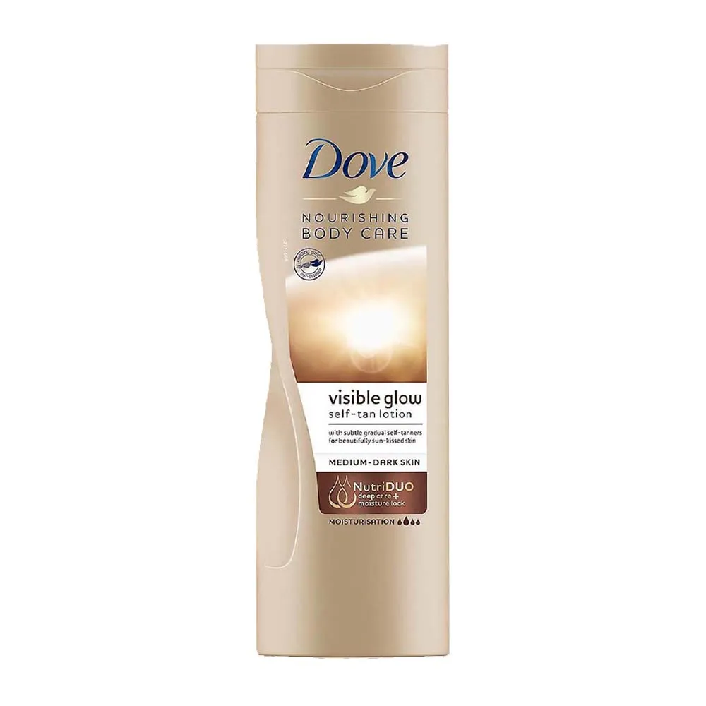 DOVE VISIBLE GLOW SELF TAN LOTION MEDIUM-DARK 250ml