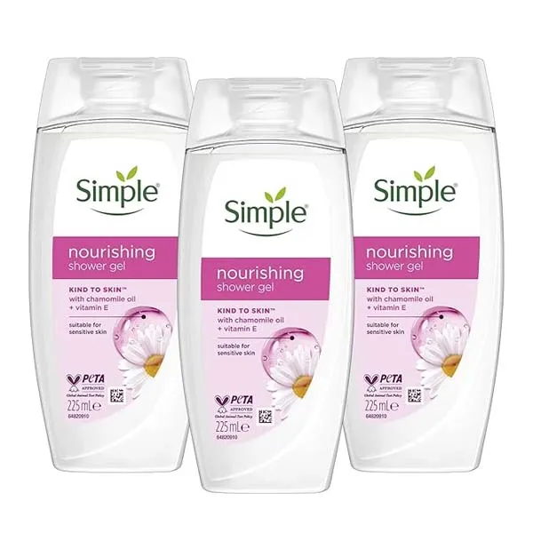 SIMPLE NOURISHING SHOWER GEL 225ml