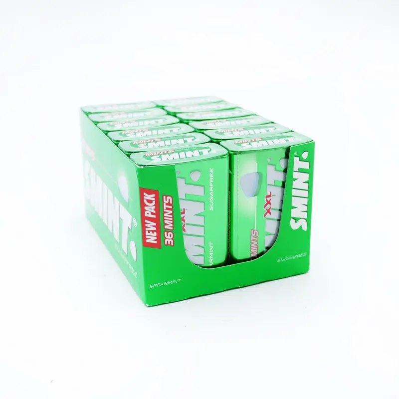 SMINT MINTS SPEARMINT GREEN 25g x12