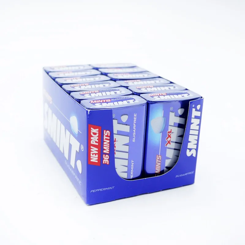 SMINT MINTS PEPPERMINT BLUE 25g x12