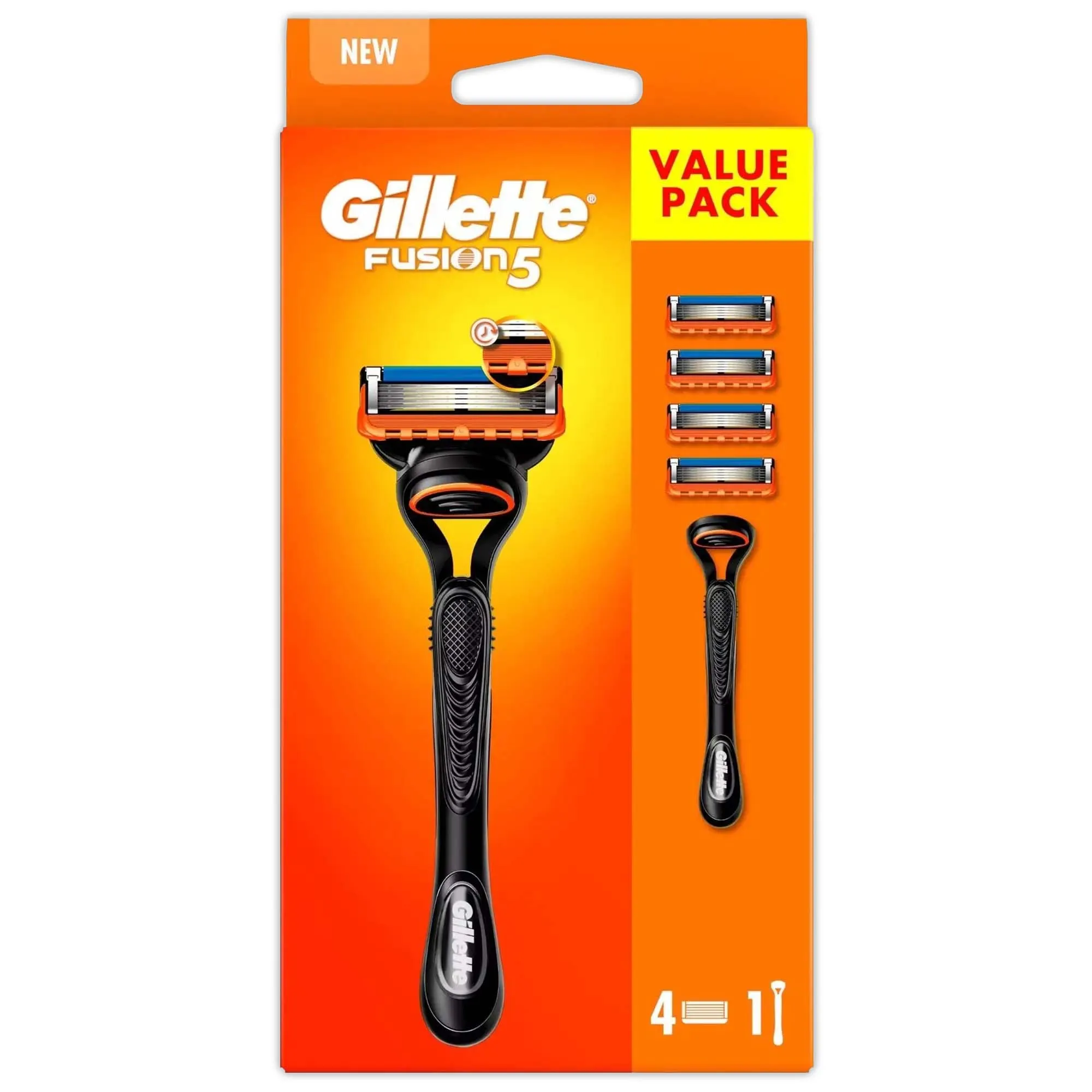 GILLETTE FUSION 5 4up RAZOR