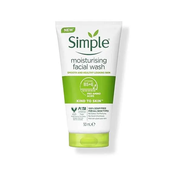 SIMPLE MOIST FOAM FACIAL WASH 50ml