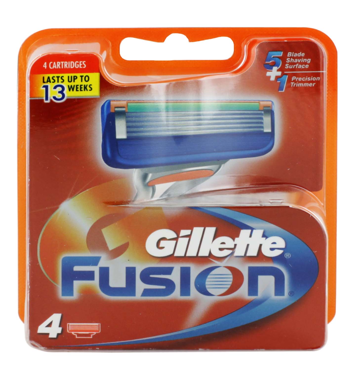 GILLETTE FUSION BLADES 4s