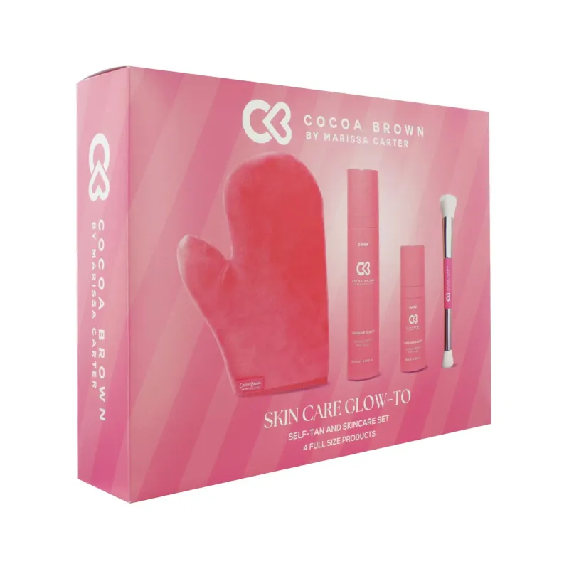 COCOA BROWN  SKINCARE GLOW TO GIFT SET