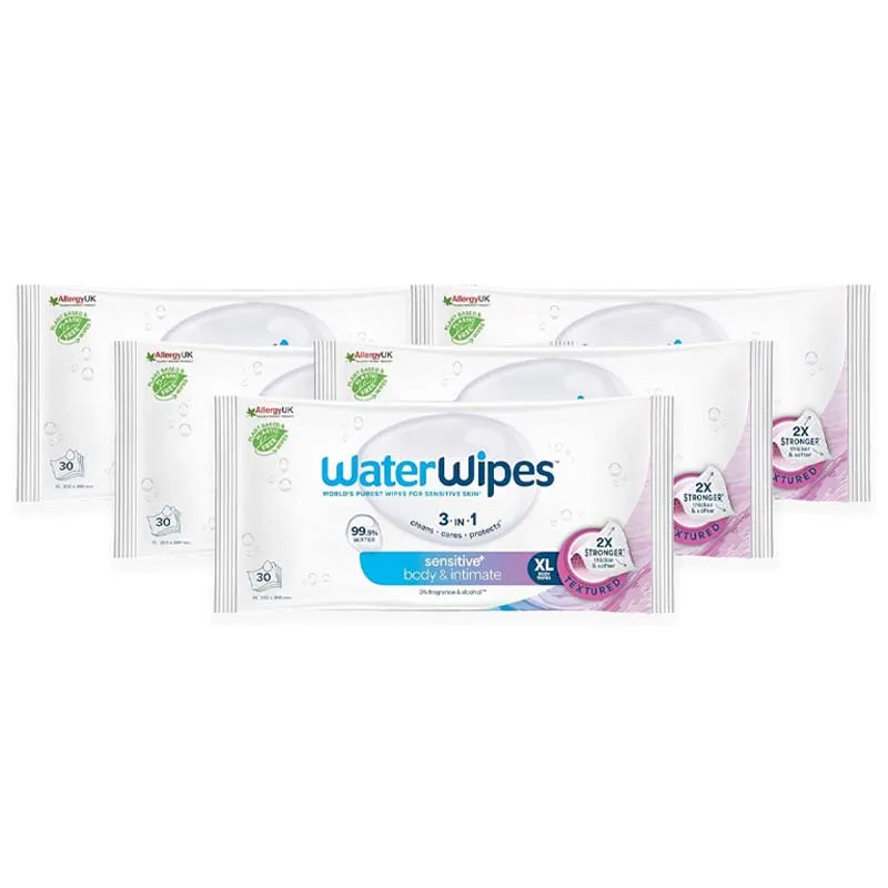 WATERWIPES 30  ADULT CARE SENSITIVE WIPES