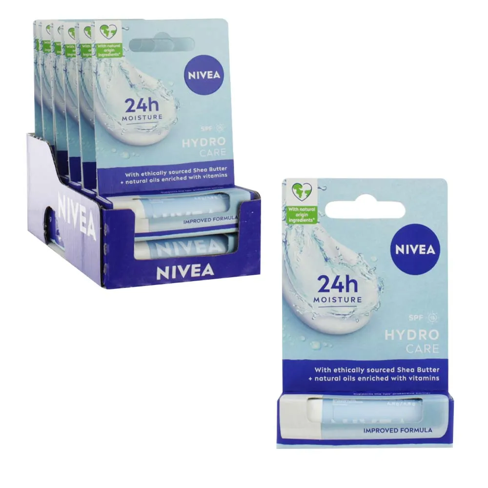 NIVEA HYDRO MOISTURE LIP BALM  4.8g x12