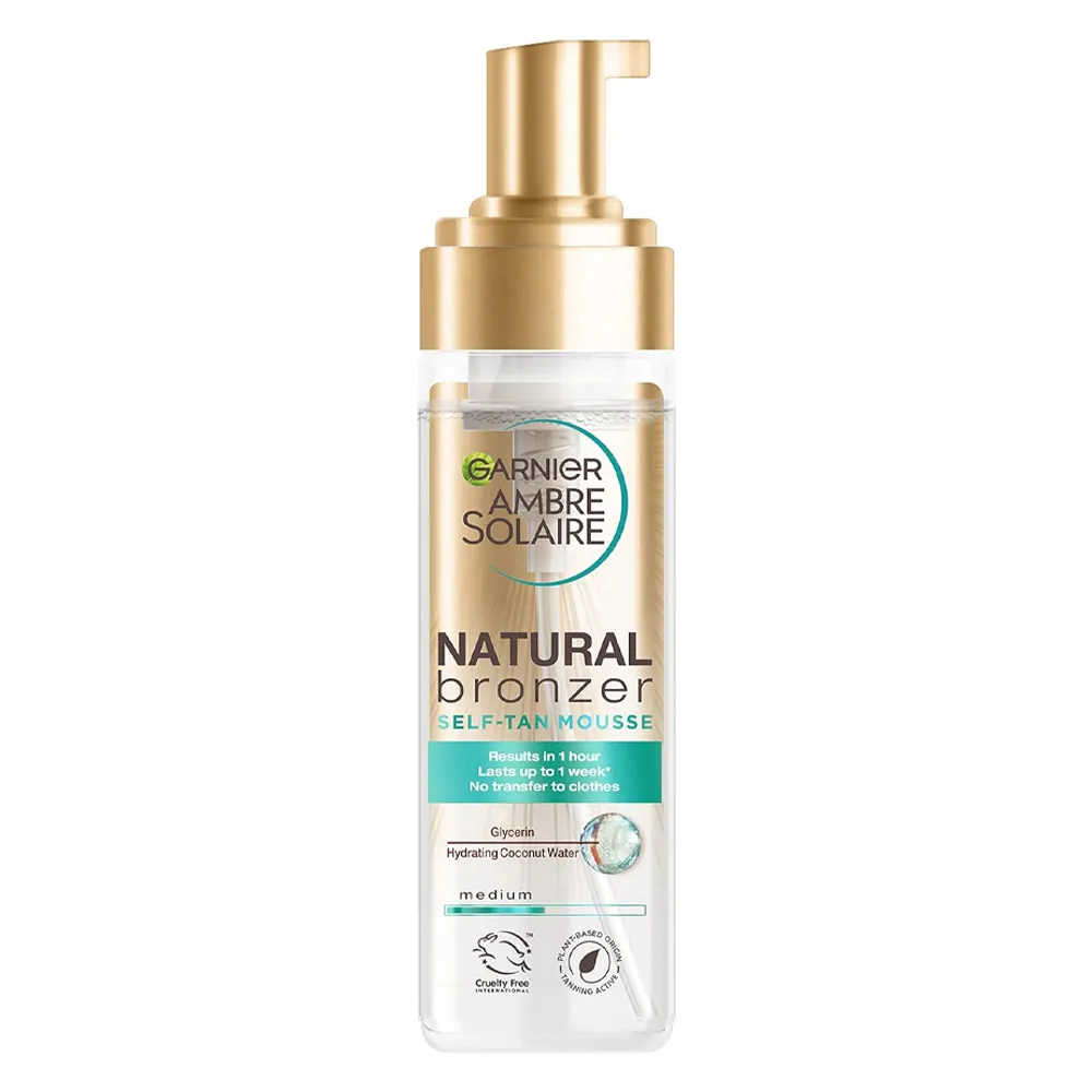 AMBRE SOLAIRE NATURAL BRONZER TAN MOUSSE 200ml