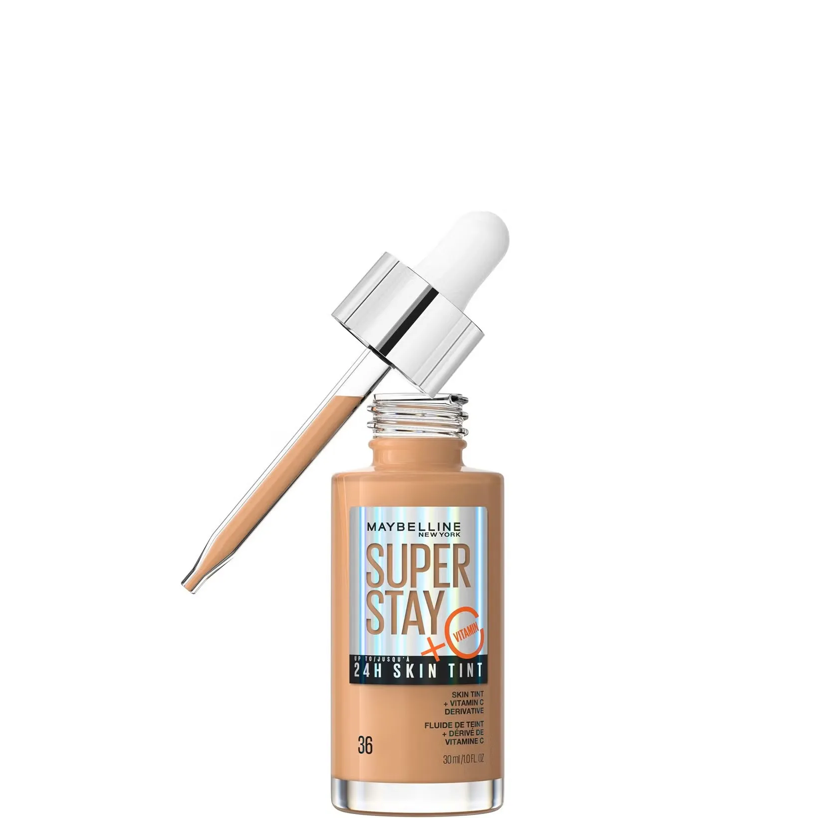 MAYBELLINE SUPER STAY 24H SKIN TINT FOUNDATION SHADE 36