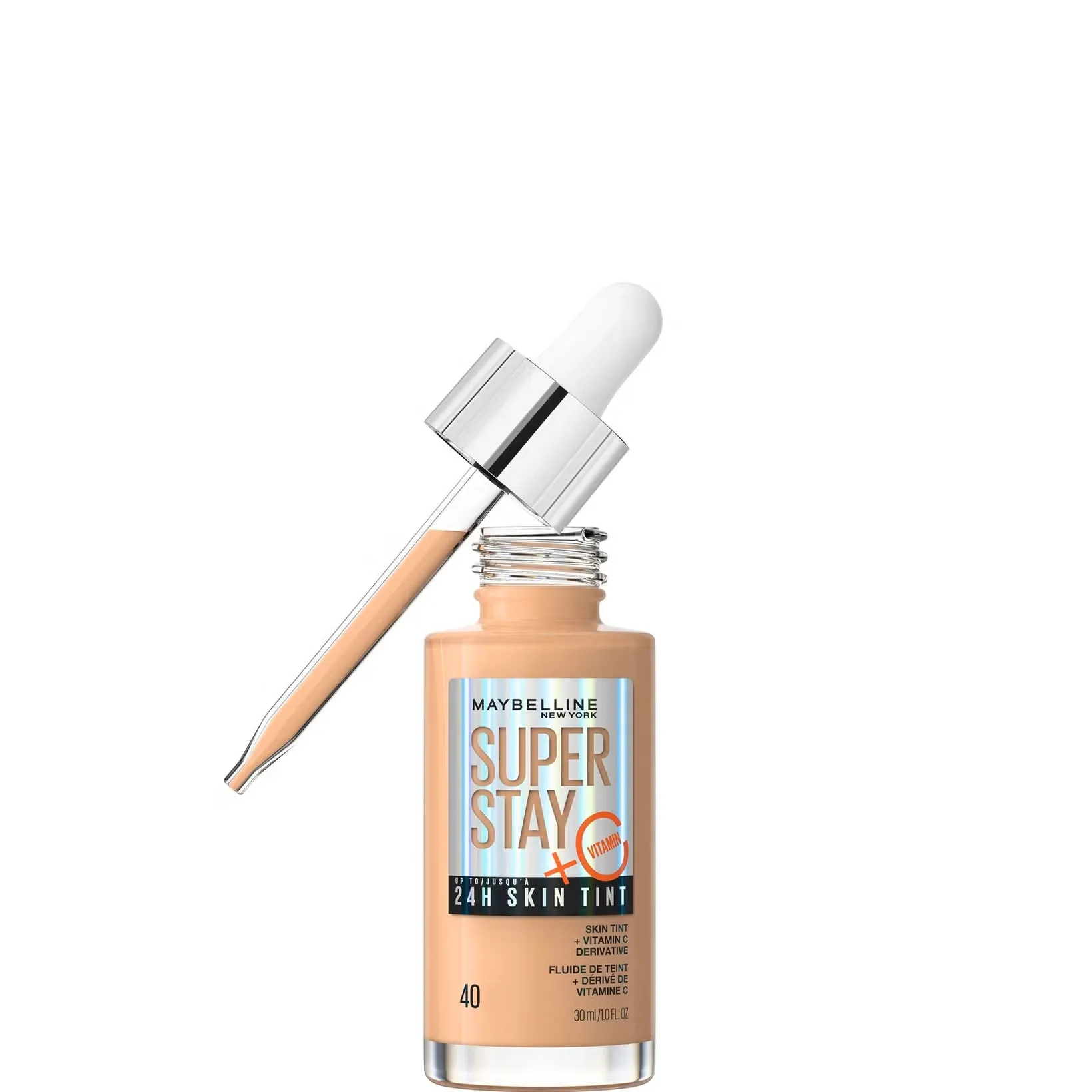 MAYBELLINE SUPER STAY 24H SKIN TINT FOUNDATION SHADE 40