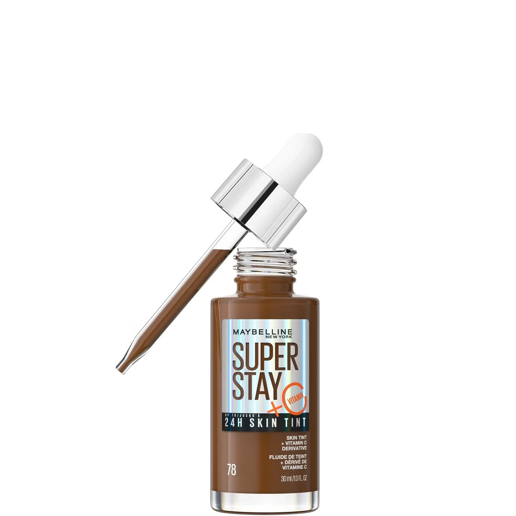 MAYBELLINE SUPER STAY 24H SKIN TINT FOUNDATION SHADE 78