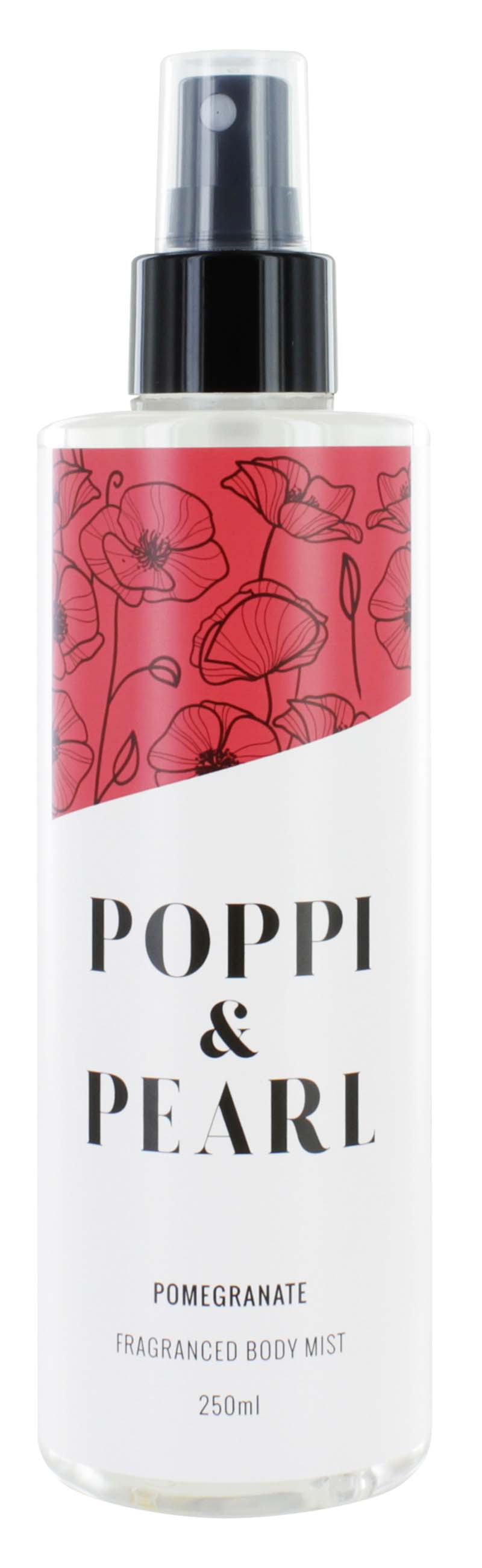 POPPI & PEARL POMEGRANATE BODY MIST 250ml