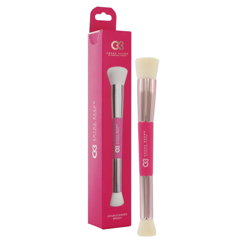 COCOA BROWN DOUBLE ENDED DUO BRUSH
