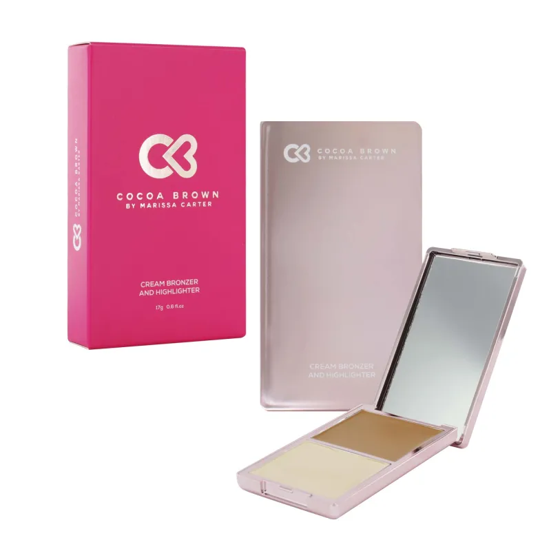 COCOA BROWN CREAM BRONZER & HIGHLIGHTER PALETTE