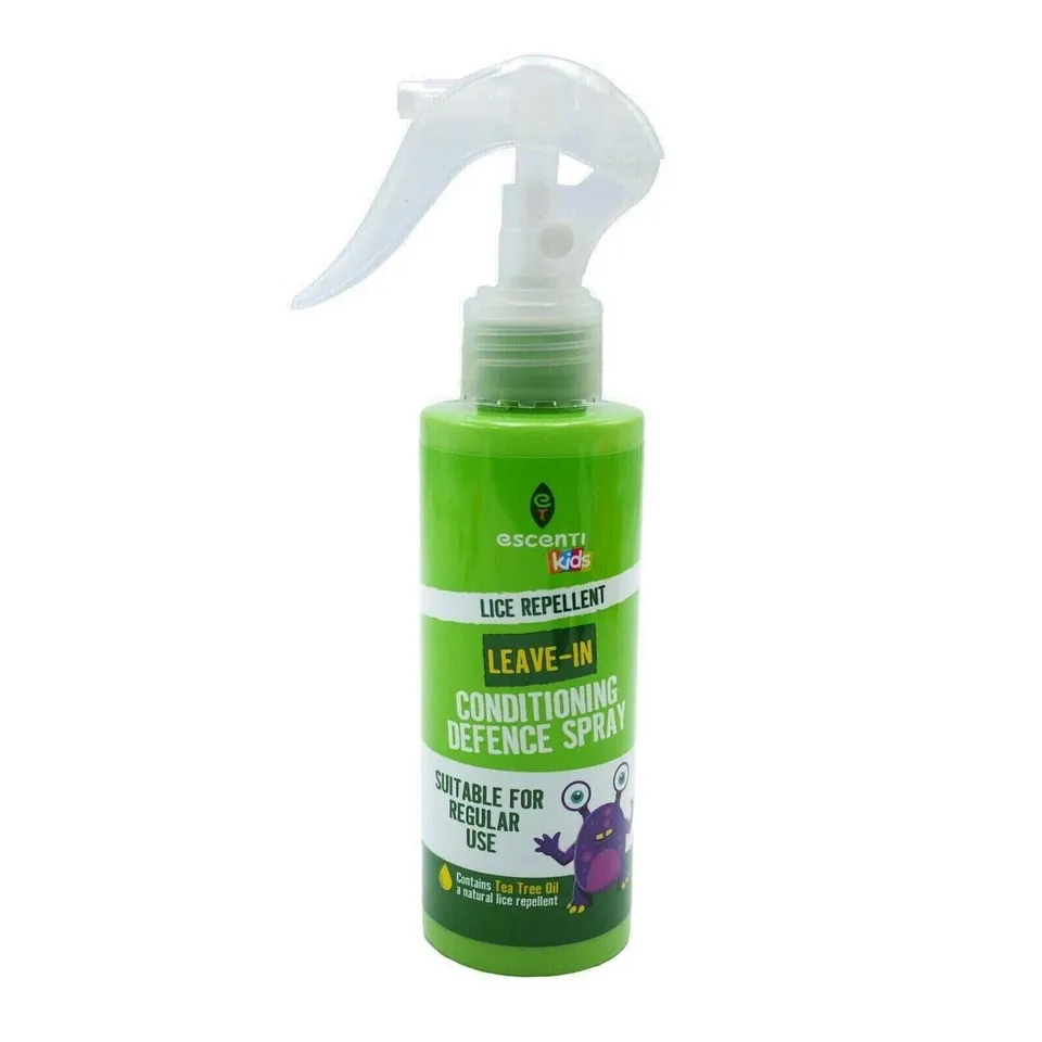 ESCENTI HEAD LICE DEFENCE 150ml LEAVE IN SPRAY CONDITIONER with Tea