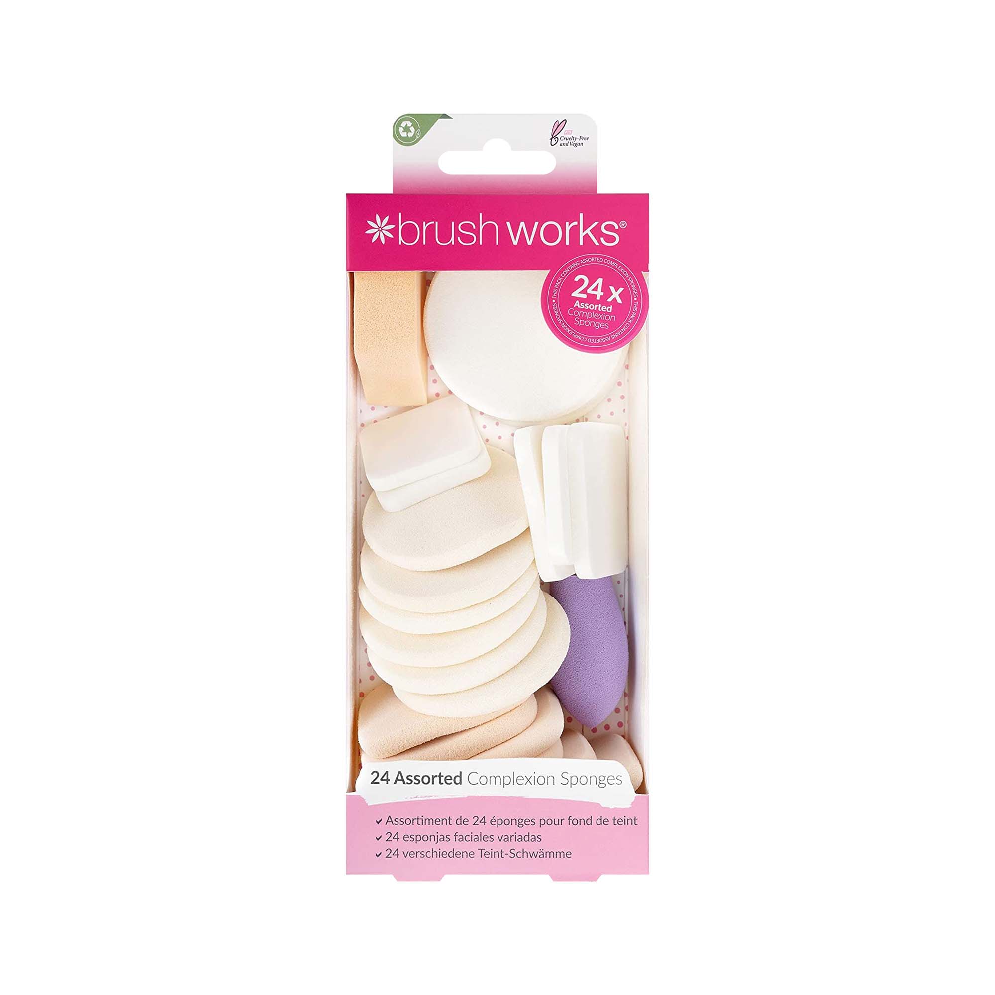 BRUSH WORKS ASSORTED MAKEUP SPONGES 52 56 273