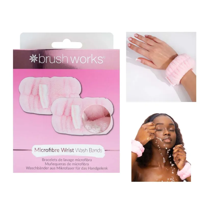 BRUSH WORKS MICROFIBRE WASH BANDS 2pk 52 56 432