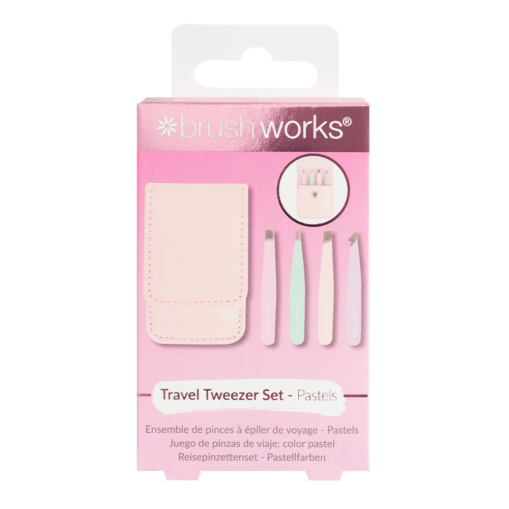 BRUSH WORKS TRAVEL TWEEZER SET 52 56 550