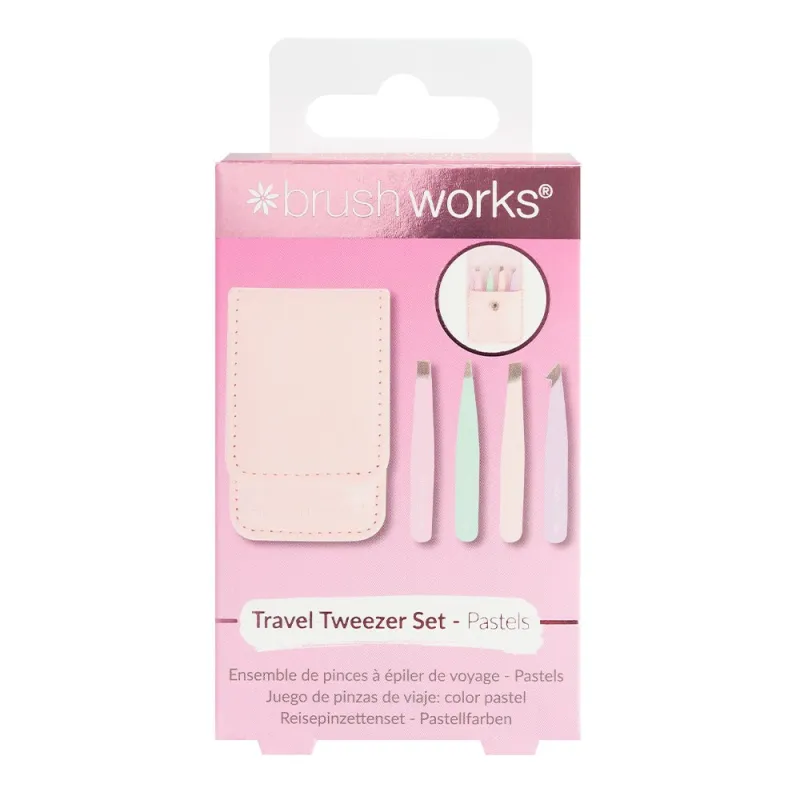 BRUSH WORKS TRAVEL TWEEZER SET 52 56 550