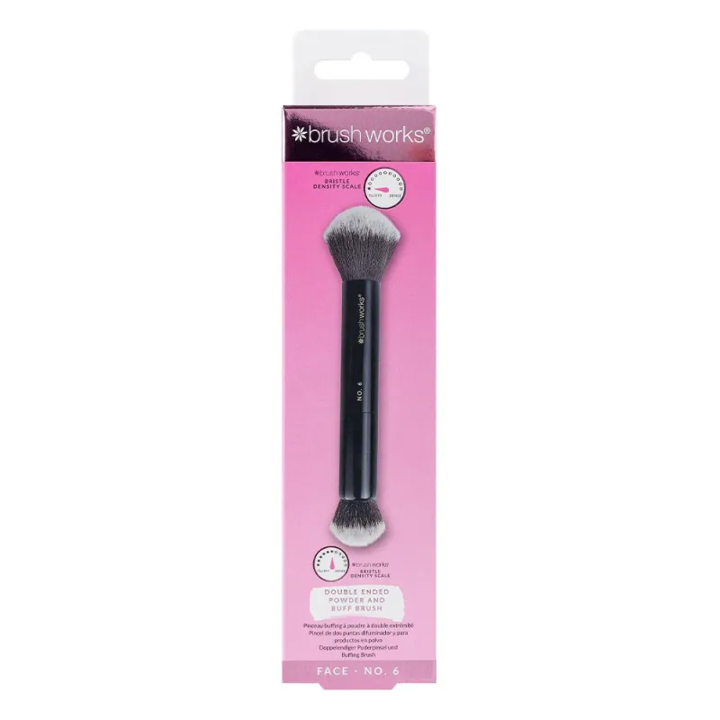 Brush works No. 6 Double Ended Powder & buff brush  52 56 477