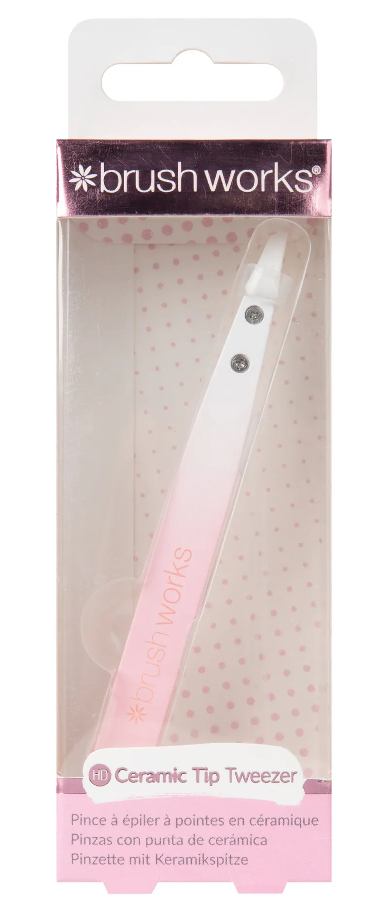BRUSH WORKS CERAMIC TIP TWEEZER 52 56 424
