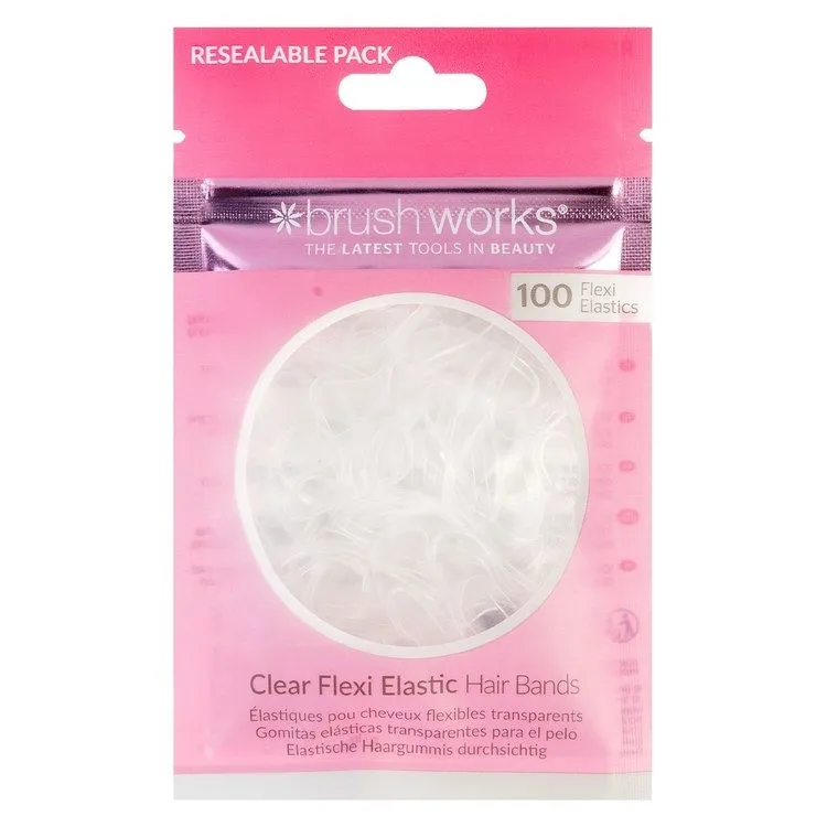 BRUSH WORKS 100 CLEAR FLEXI ELASTIC 52 56 543