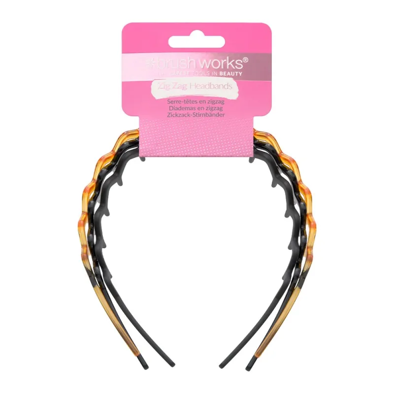 BRUSH WORKS ZIG ZAG 3 PACK H/BANDS 52 56 547