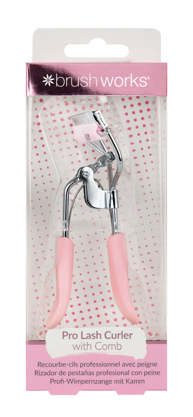BRUSH WORKS PRO LASH CURLER WITH COMB 52 56 458