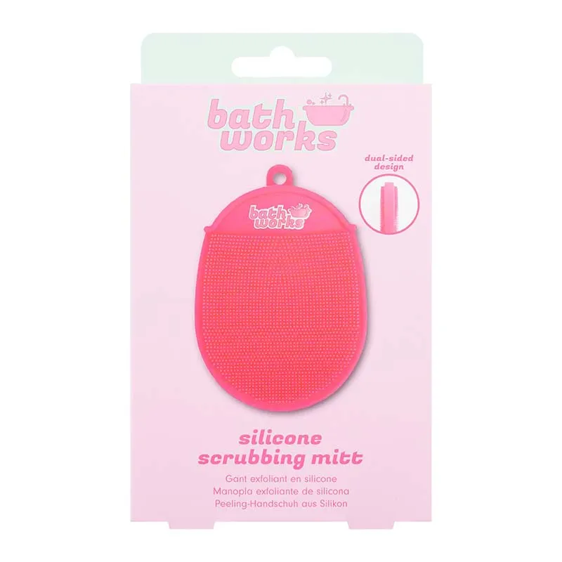 BATH WORKS SILICONE SCRUBBING MITT 21 17 001