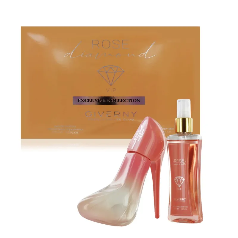 GIVERNY ROSE DIAMOND 2pce GIFT SET (vip rose carolina herrera)