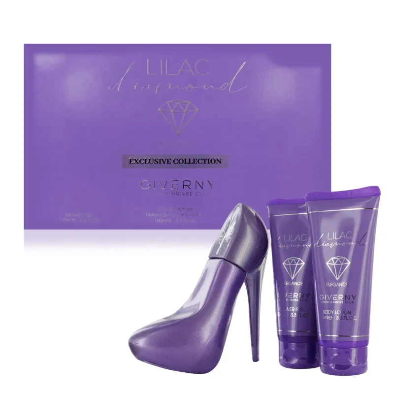 GIVERNY LILAC DIAMOND 3pce GIFT SET (CLOUD ARIANA GRANDE)