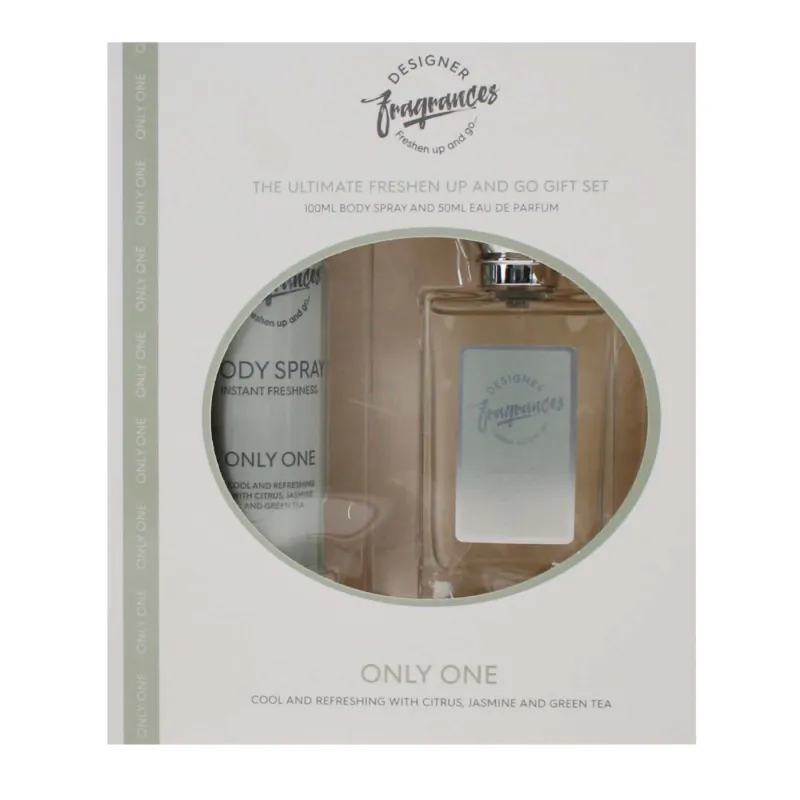 DESIGNER FRAGRANCES ONLY ONE  2pce SET(dupe of CK 1.)