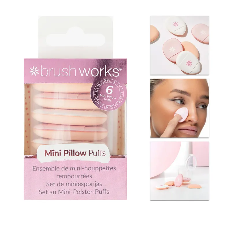 BRUSH WORKS MINI PILLOW PUFFS 52 56 461