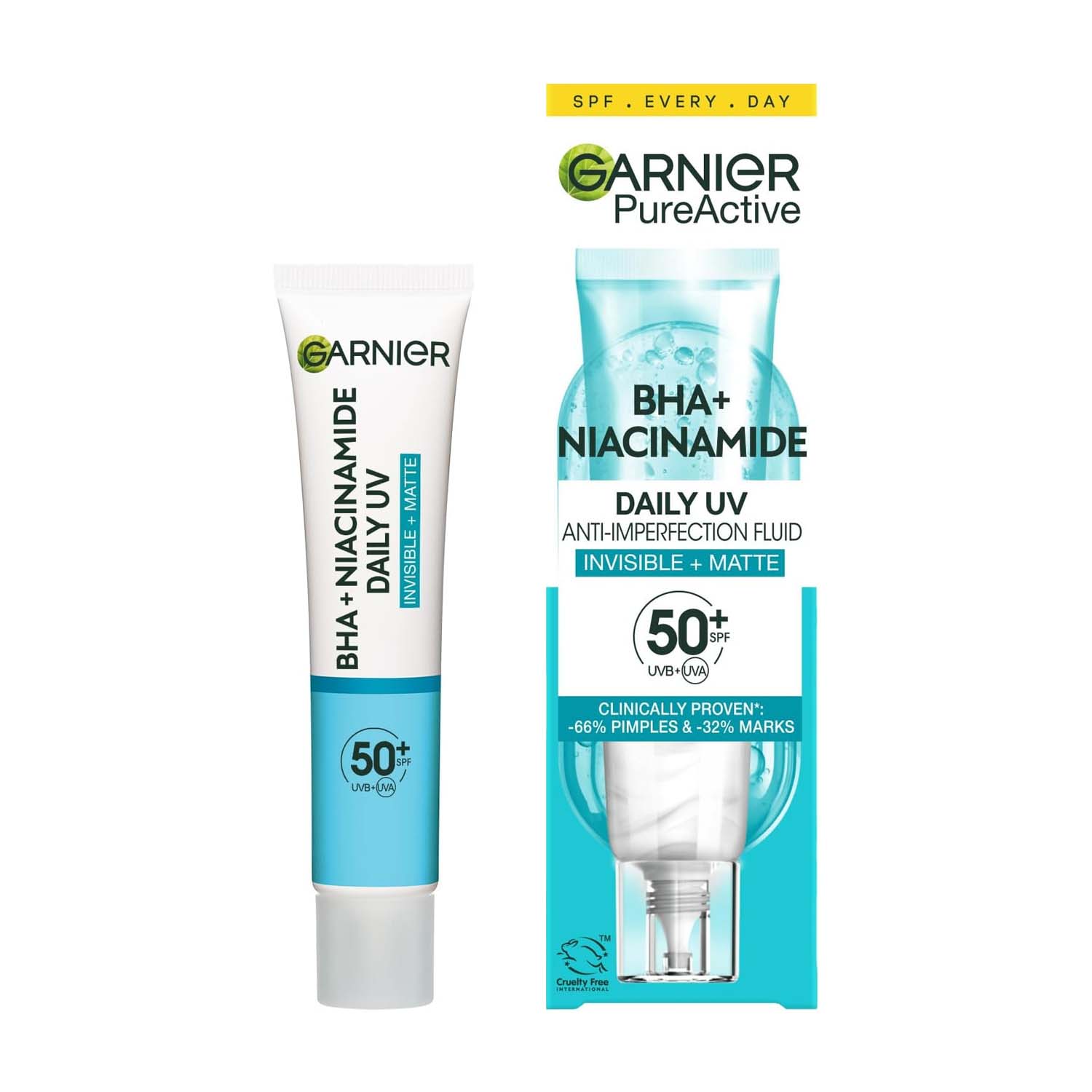 GARNIER SKIN ACTIVE BHA+ NIACINAMID ANTI BLEMISH INVISIBLE+MATTE 40ml