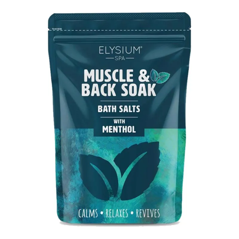 ELYSIUM MUSCLE & BACK SOAK WITH MENTHOL SALTS 450g  ELY1121