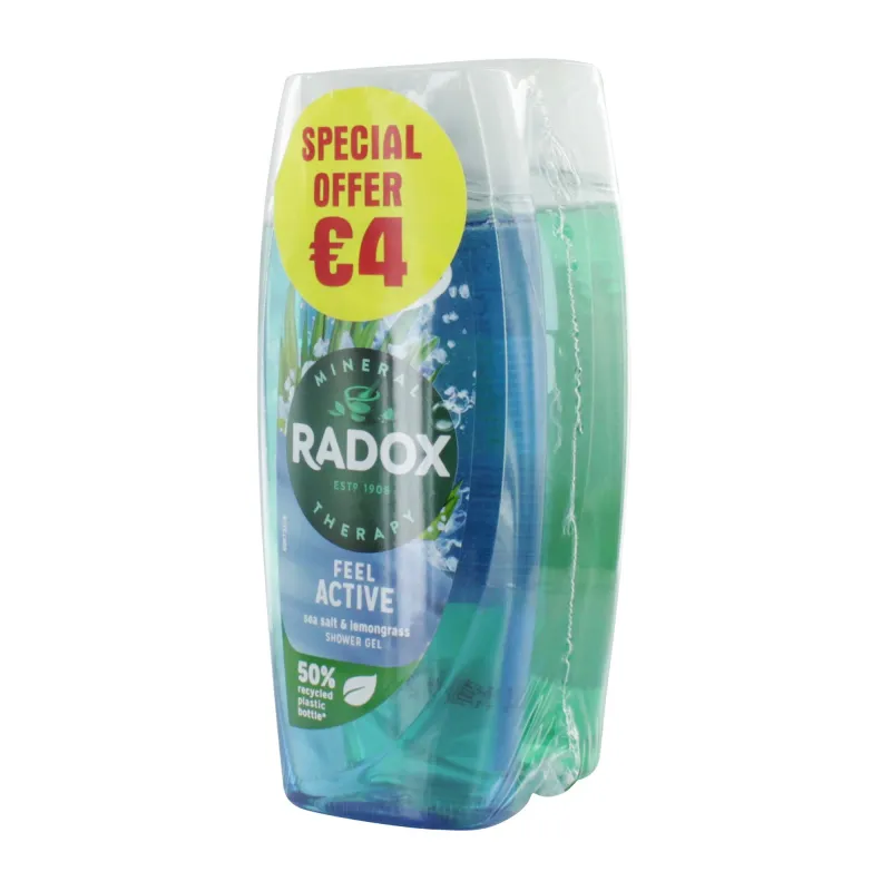 RADOX TWIN PK FEEL REFRESHD/ACTIVE 225ml