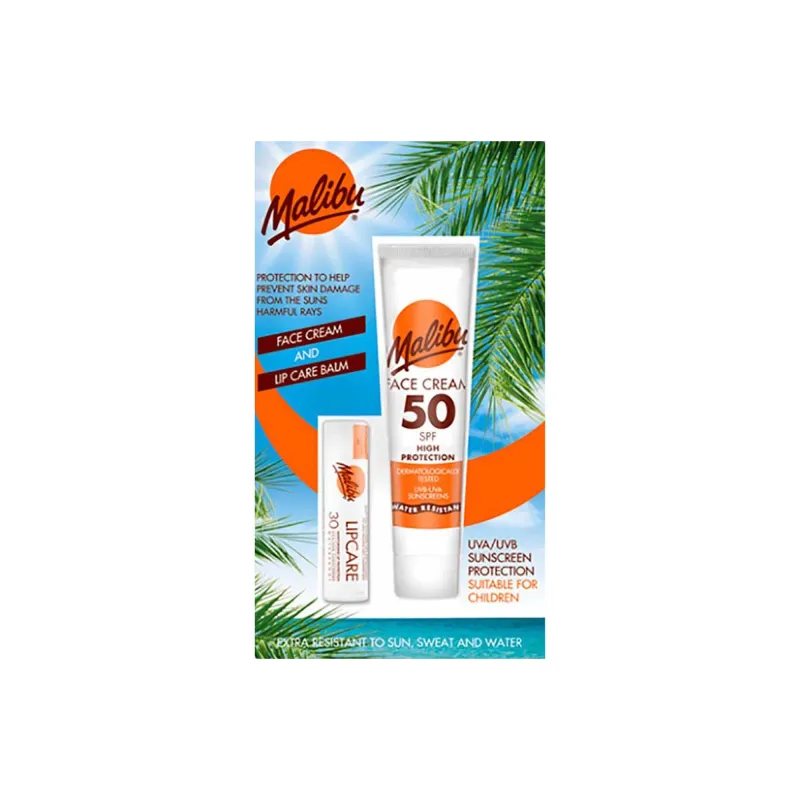 MALIBU BLISTER PACK SPF 50 FACE CREAM 40ml & SPF30 SET