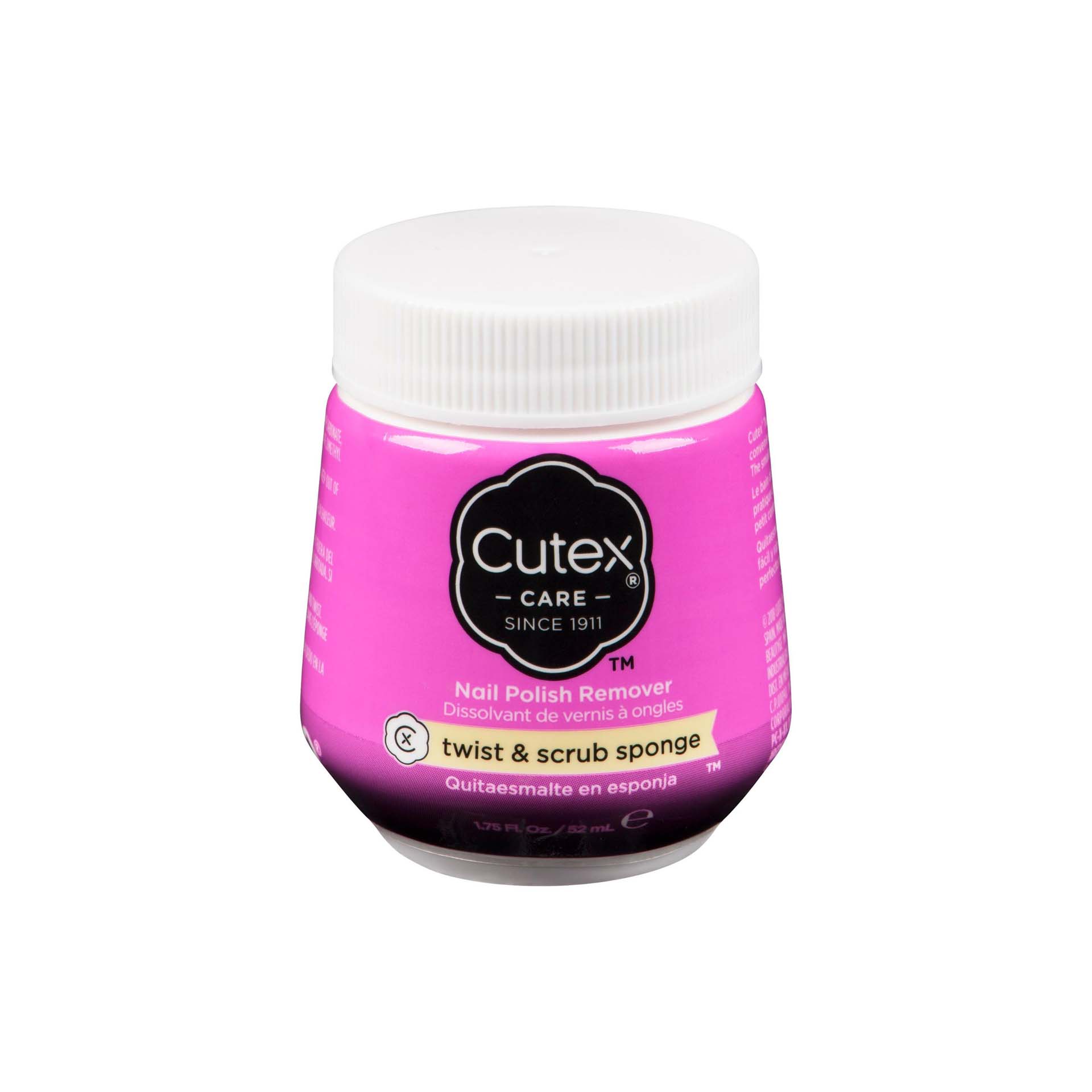 CUTEX TWIST & SCRUB SPONGE REMOVER TUB